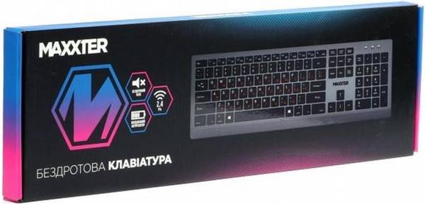 Клавіатура Maxxter KBW-01G-UA