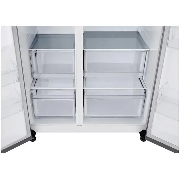 Холодильник з морозильною камерою LG GC-B257KNHW