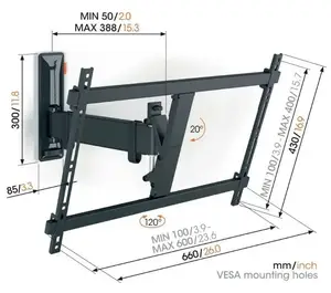 Настінне кріплення 44-77 VOGELS TVM 3623 Black (6816011) Настінне кріплення 44-77 VOGELS TVM 3623 Black (6816011)