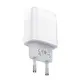 Мережевий зарядний пристрій Hoco C72A Glorious White