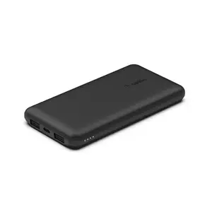 Зовнішній акумулятор (павербанк) Belkin 10000mAh 15W Dual USB-A USB-C Black (BPB011BTBK) Зовнішній акумулятор (павербанк) Belkin 10000mAh 15W Dual USB-A USB-C Black (BPB011BTBK)