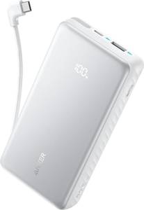 Зовнішній акумулятор (павербанк) Anker 20000mAh Built-In USB-C White (A110EH21)