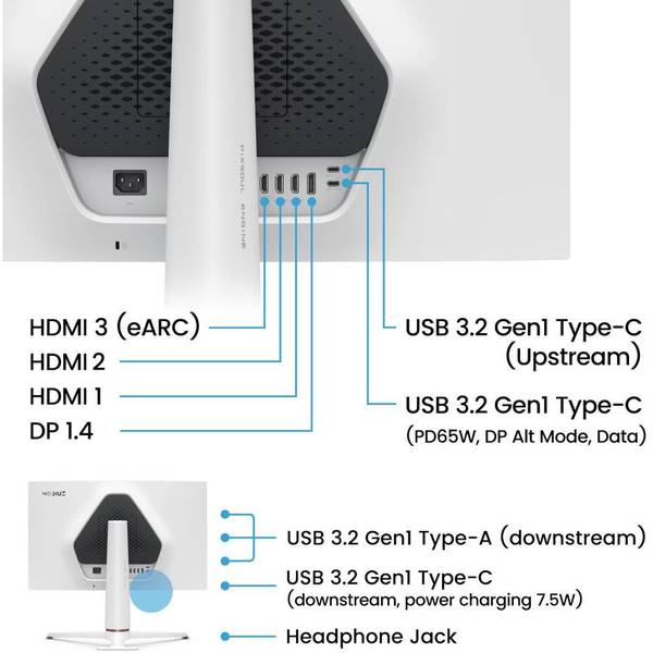Монітор BenQ EX271U (9H.LN2LB.QBE)