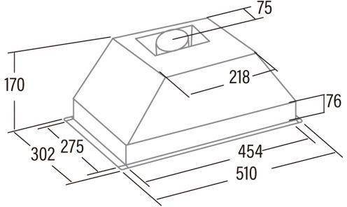 Витяжка вбудована Cata G-45 WH (02039005)