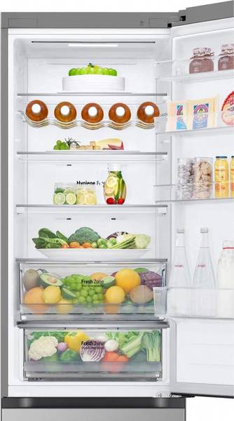 Холодильник з морозильною камерою LG GC-B509FNMW