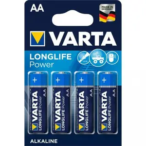 Батарейка Varta AA bat Alkaline 4шт HIGH ENERGY (04906121414)
