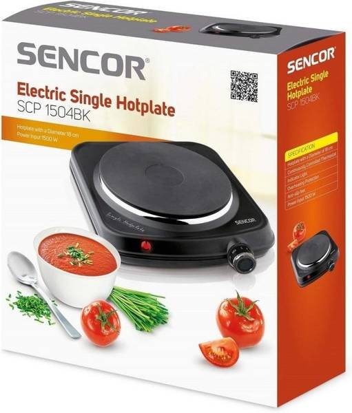 Настільна плита Sencor SCP 1504BK