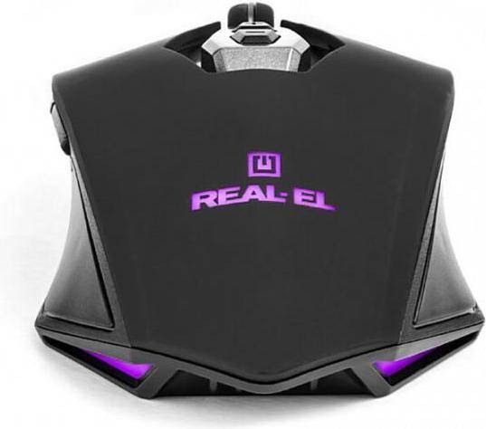Миша REAL-EL RM-525 Black USB (EL123200029)