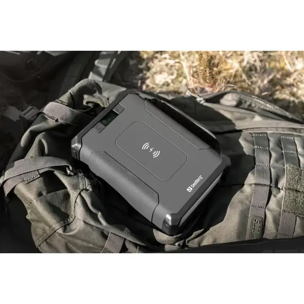 Зовнішній акумулятор (павербанк) Sandberg Survivor 96000mAh 8-in-1 Black