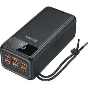 Зовнішній акумулятор (павербанк) Sandberg PD 50000 mAh 130W PD Black (420-75) Зовнішній акумулятор (павербанк) Sandberg PD 50000 mAh 130W PD Black (420-75)