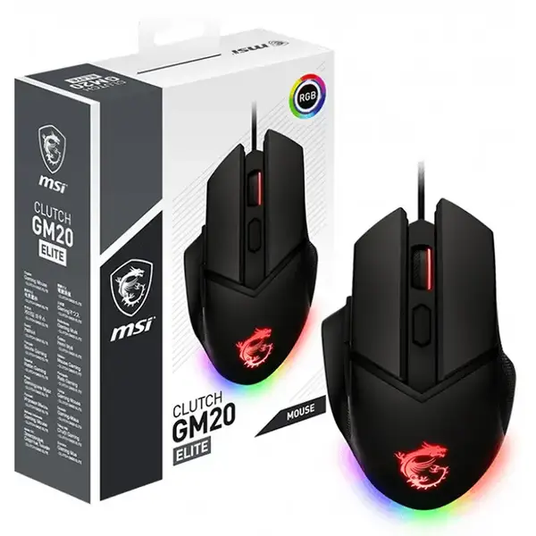 Миша MSI Clutch GM20 Elite (S12-0401870-C54)
