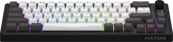 Клавіатура HATOR Skyfall 65 PRO Wireless Grey-Black US Silent Switches (HTK4160)