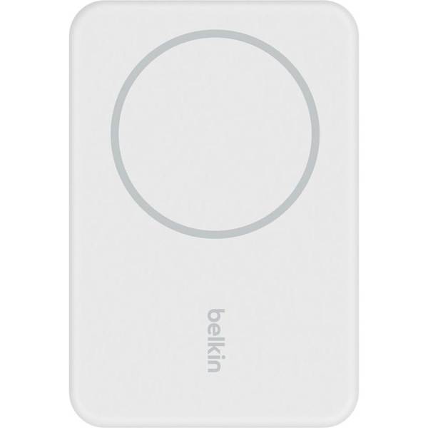 Зовнішній акумулятор (павербанк) Belkin Magnetic Wireless 5000mAh White (BPD004BTWT)