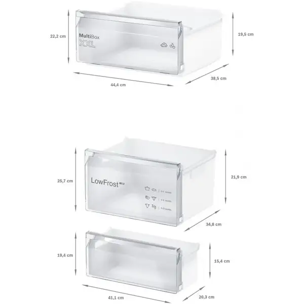 Холодильник з морозильною камерою Bosch KIV87NS306