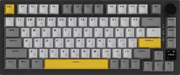 Клавіатура Ajazz AK820 Pro Gift Switch Black (AK820PRO-G-BGY)