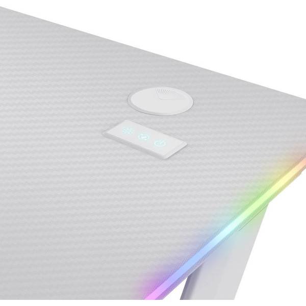 Геймерський ігровий стіл Trust GXT 709W Luminus White (25328)