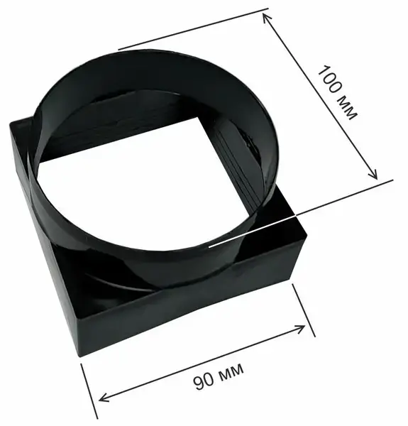 Витяжка похила Eleyus VERTICAL 470 60 BL