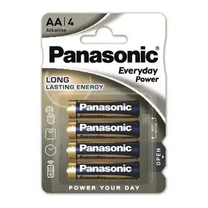 Батарейка Panasonic AA bat Alkaline 4шт Everyday Power (LR6REE/4BR) Батарейка Panasonic AA bat Alkaline 4шт Everyday Power (LR6REE/4BR)