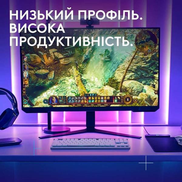 Клавіатура Logitech G515 LIGHTSPEED White (920-012539)