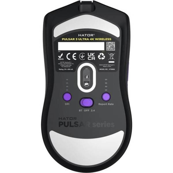 Миша HATOR Pulsar 3 Ultra 4K Wireless Black (HTM680)