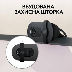 Веб-камера Logitech Brio 105 Full HD 1080p Graphite (960-001592) Веб-камера Logitech Brio 105 Full HD 1080p Graphite (960-001592)