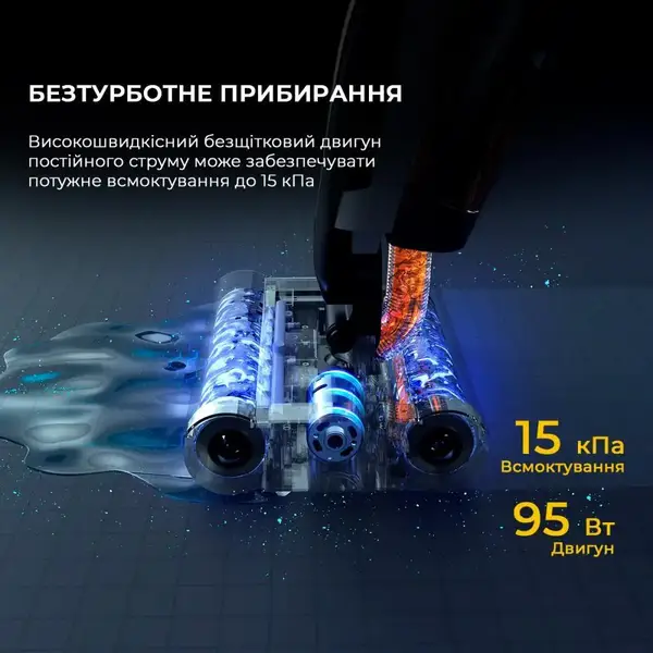 Миючий вертикальний пилосос Deerma VX96W (DEM-VX96W)