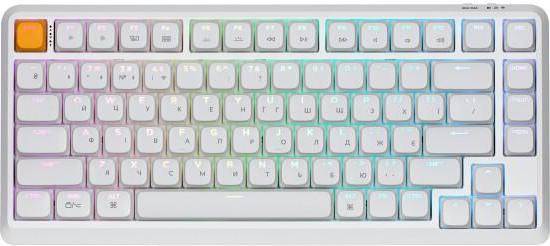 Клавіатура Keychron J1 82 Key K Pro Banana Switch RGB White (J1-Q4-UA)