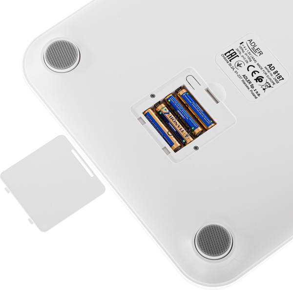 Ваги підлогові електронні Adler Smart - FitGo App AD 8187 White