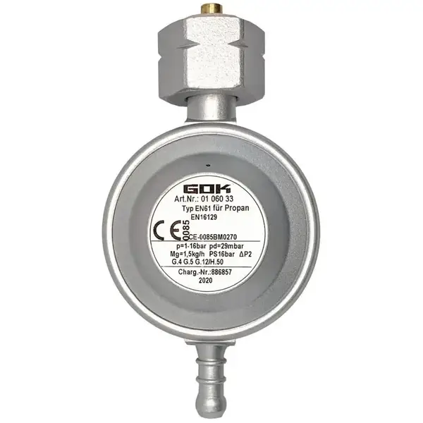 Редуктор низького тиску GOK Регулятор низького тиску, тип EN61 (01 060 33)