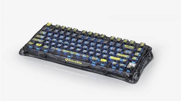 Клавіатура Gravastar Mercury K1 Lite TKL Black (GSK1LITE_XTAL_BLK)
