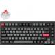 Клавіатура Lemokey P1 Pro Keychron Super Red Carbon Black (P1P-M1-UA)