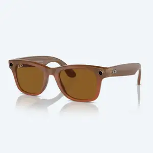 Смарт-окуляри Ray-Ban Смарт-окуляри Meta Wayfarer Shiny Caramel Frame Brown Lenses (RW4006 670683 50-22)
