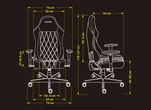Крісло для геймера HATOR Darkside 3L PU White (HTC3001L) Крісло для геймера HATOR Darkside 3L PU White (HTC3001L)