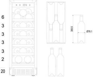 Винна шафа Hansa FWC30201B