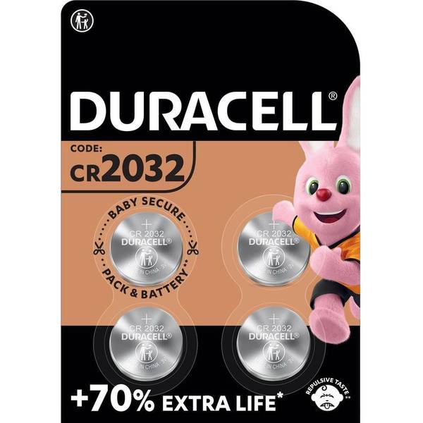 Батарейка Duracell CR-2032 bat(3B) Lithium 4шт 5007662
