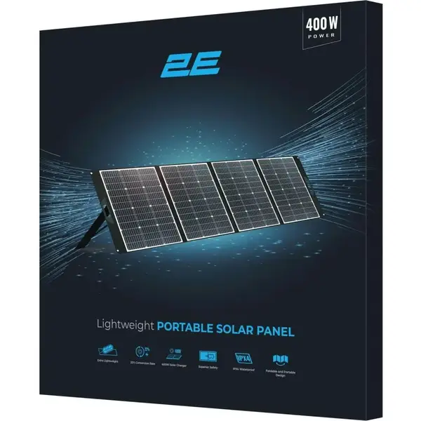 Зарядний пристрій на сонячній батареї 2E 2E-PSPLW400