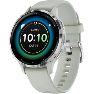 Смарт-годинник Garmin Venu 3S Silver S. Steel Bezel w. Sage Gray Case and S. Band (010-02785-01/51) Смарт-годинник Garmin Venu 3S Silver S. Steel Bezel w. Sage Gray Case and S. Band (010-02785-01/51)