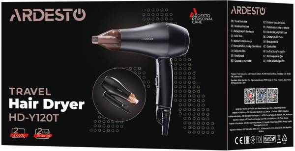 Фен дорожній Ardesto HD-Y120T