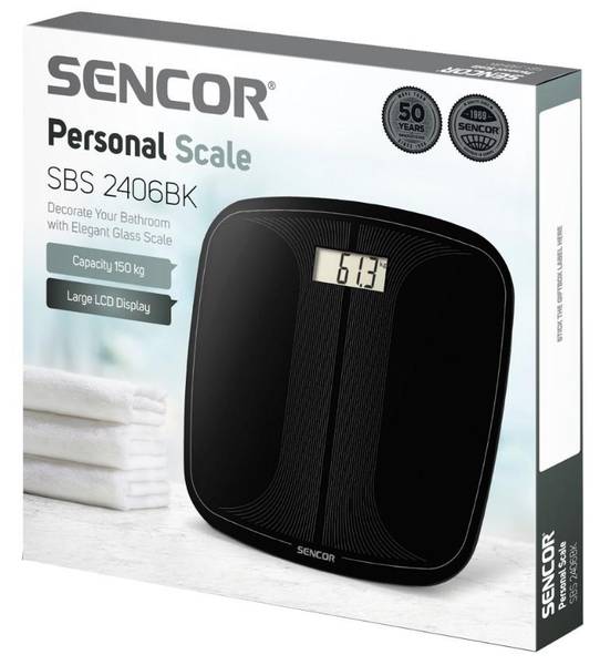Ваги підлогові електронні Sencor SBS 2406BK