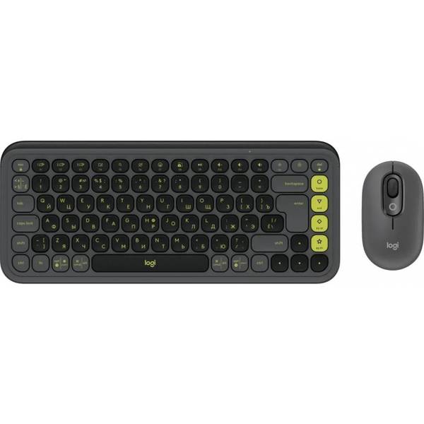 Комплект (клавіатура + миша) Logitech POP Icon Combo Graphite (920-013156)