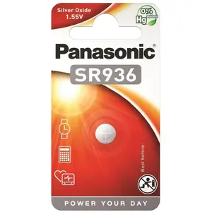 Батарейка Panasonic SR936 bat(1.55B) Silver Oxide 1шт (SR-936EL/1B)