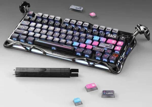 Клавіатура Gravastar Mercury K1 Pro TKL Black (GSK1PRO_CMBLK)