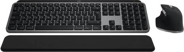 Комплект (клавіатура, миша) Logitech MX Keys S Combo for Mac Space Gray (920-012845)