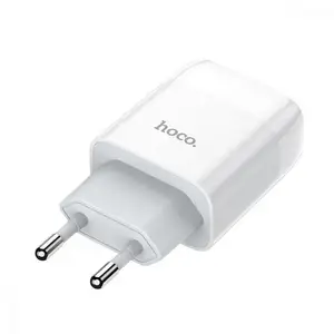 Мережевий зарядний пристрій Hoco C73A Glorious 2USB 2.4A White Мережевий зарядний пристрій Hoco C73A Glorious 2USB 2.4A White