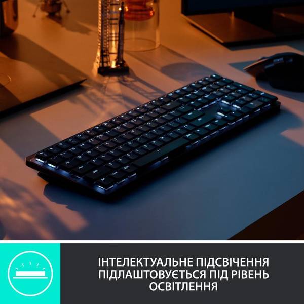 Клавіатура Logitech MX Mechanical Wireless Keyboard (920-010757)