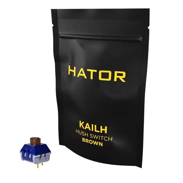 Перемикач для клавіатури HATOR Hotswap Switch Kailh Hush Brown (HTS-106)