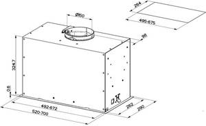 Витяжка вбудована Faber INKA LUX PREMIUM BK MATT A52 KL (305.0658.608) Витяжка вбудована Faber INKA LUX PREMIUM BK MATT A52 KL (305.0658.608)