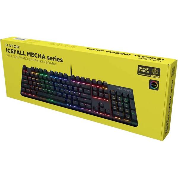 Клавиатура HATOR Icefall Mecha Rainbow Black (HTK104UA)