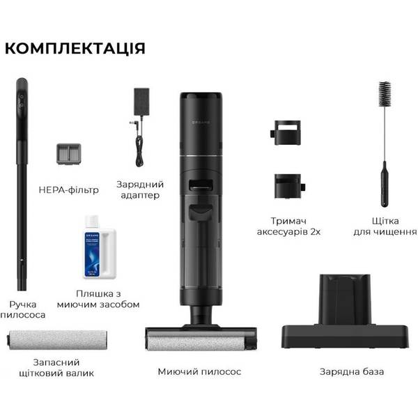Миючий вертикальний пилосос (1в1) Dreame H12S (HHR30B)