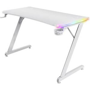 Геймерський ігровий стіл Trust GXT 709W Luminus White (25328)